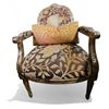 Image 2 : Set of 2 Modern Victorian Style Floral Armchairs, approx. H36" x W24" x D22"