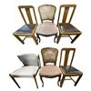 Image 1 : Group of 6 Misc. Vintage Dining Chairs