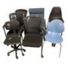 Image 1 : Group of 7 Various Office Chairs, Stools, Etc.