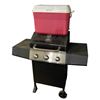 Image 1 : Backyard Grill 3-Burner Propane BBQ with Red Coleman Cooler
