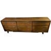 Image 1 : Large Mid-Century Style 9-Drawer Wooden Dresser (Approx. 83in L x 30.5in H)