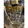 Image 3 : Gold Tone Crystal Chandelier Parts & Ornamental Decor - As-Is
