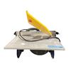 Image 2 : Compact Table Saw with Blade Guard + Stackable Black Tool Chest