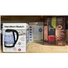 Image 2 : Group of Misc - Honeywell Mini Mist, Hamilton Beach Glass Kettle, Hamilton Beach Microwave Oven, Etc