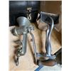Image 2 : Vintage Kitchen & Camp Gear - Aluminum Kettle, Thermos, Grinder, Retro Appliances