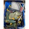 Image 2 : Group of Misc. - Assorted Hand Tools, Glue Guns, Tool Box w/Contents and Hardware