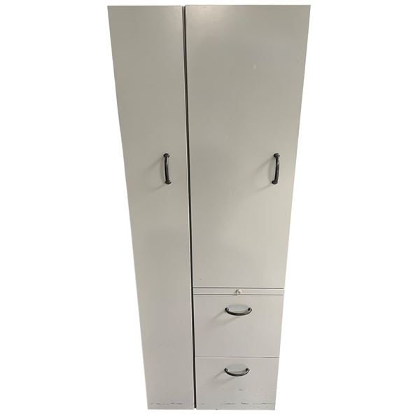 Tall Metal Storage Cabinet (66in H)