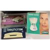 Image 2 : Lot of Vintage Electronics & Personal Care Items - Mixed Boxed