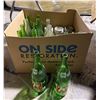 Image 2 : Vintage Soda Bottle Collection - 7UP, Clear Glass, and Green Bottles