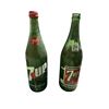 Image 2 : Vintage 7UP Bottles & Clear Glass Jar Assortment
