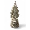 Image 2 : Group of Large Blanc De Chine Seated Kannon 18th Century & Famille Rose Peach Bowl