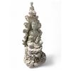 Image 4 : Group of Large Blanc De Chine Seated Kannon 18th Century & Famille Rose Peach Bowl