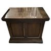 Image 3 : Vintage Wood Round Side Table with Lower Shelf