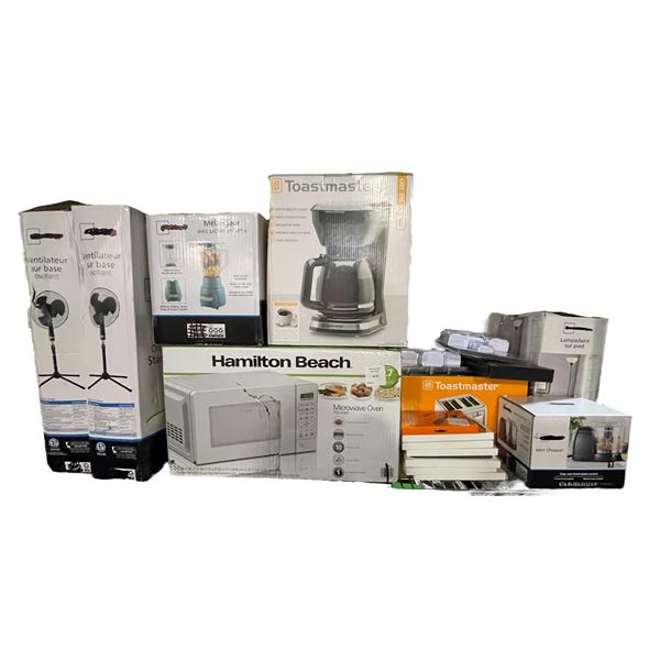 Shelf Lot - Small Appliances & Oscillating Fans
