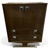 Image 1 : Mid-Century Modern Highboy Cabinet, Approx. H45.5" x W34" x D18"