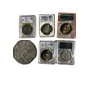 Image 2 : Group of Coins - Large Dragon Medallion, Collection of Various Coins