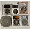 Image 3 : Group of Coins - Large Dragon Medallion, Collection of Various Coins