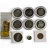 Image 1 : Group of Misc - Two Collector Paper Weights, Collection of Various Coins