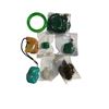 Image 1 : Group of Misc - Nepal Crude Turquoise Ornament, Spinach Green Jadeite Bangle, Spinach Green Jadeite 