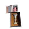 Image 2 : Group of Misc - Famille Rose Scholar Vase & Crackle Glazed Scholar Vase