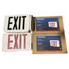 Image 2 : 5 Pc - Exit Signs - x2 in box