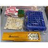Image 3 : Group - Games Lot Featuring Banangrams, Cards, Chinese Checkers, Dominos, Crib, Etc.