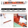 Image 2 : 4 PC - Harden 600mm Aluminum Level in Carry Case - Brand New