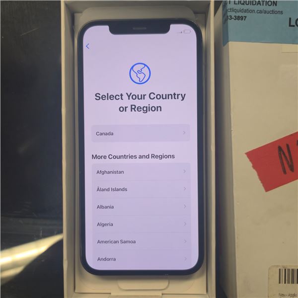 Apple iPhone 12 64GB w/Box & Charging Block (Tested - Working)