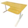 Image 1 : Adjustable Height Corner Desk, approx. 63" W x 25"/43" D