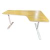 Image 2 : Adjustable Height Corner Desk, approx. 63" W x 25"/43" D