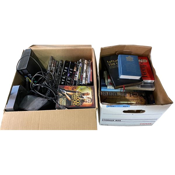Mixed Entertainment Lot: Books, DVDs, and Accessories – Includes Heroes Seasons 1 & 2, Bloo