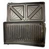Image 2 : DeLonghi Livenza Compact All Day Grill, SW13ABC.S, Black/Silver, with 6 Waffle Plates – Unt