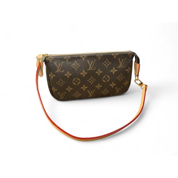 Louis Vuitton Brown Monogram Pochette High-End Reproduction Bag