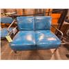 Image 3 : 4-pcs Set of Moe's Royce Club Blue Armchair & Couch - w/ x2 Assorted Chairs. Retail Value for the ch