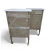 Image 1 : Movie Set Dec Original Set of 1920's American Medical Cold-Rolled Steel Mobile Cart, Approx. H33" x