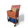 Image 1 : US General 4-Drawer Red Tool Cart w/ key - Good Condition