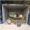 Image 2 : Shelf Lot of Vintage & Misc. Handles & Knobs from Movie Set Dec - approx. 7 boxes