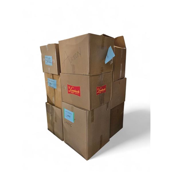 Movie Set Dec Pallet - includes File Holders/Linens/Lembecl Brewing Accessories & More