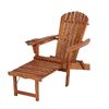 Image 1 : NEW Set of 2 Folding Muskoka Outdoor Chairs w/ Footrest - New in Box