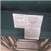 Image 2 : Camping Furniture Lot - includes Square Folding Table, 2 assorted Folding Chairs & Set of 2 Dark Gre