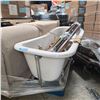 Image 2 : Rosalind Acrylic Claw Foot Free Standing Bath Tub - includes contents, Retail Value $1,509.99