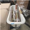 Image 3 : Rosalind Acrylic Claw Foot Free Standing Bath Tub - includes contents, Retail Value $1,509.99