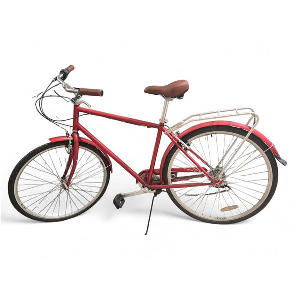 Classic-Style City Red Bike