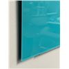 Image 2 : Wall-Mounted Blue Glass Whiteboard