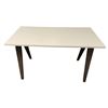 Image 2 : Modern White Office Table, Approx. H29.5" x 48" x D24"
