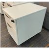 Image 3 : Set of 3 Beige Two-Drawer Filing Cabinets with Key