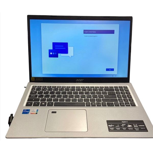 Acer Aspire 5 N20C5 15 Inch Laptop, with Charger (Tested - Working)