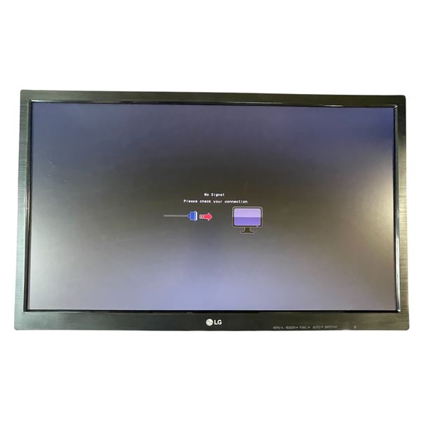 LG 22M38D-B 22 Class Full HD 1080 Widescreen LED Monitor, with Stand, Power Cable Cord, Keyboard and