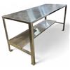 Image 1 : Restaurant Equipment Stainless Steel Table - approx. 72 x 30"