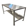 Image 2 : Restaurant Equipment Stainless Steel Table - approx. 72 x 30"